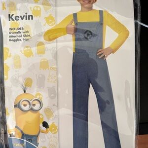 Kids Minion Costume Overalls - Size L